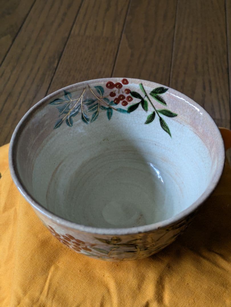 茶道具 抹茶茶碗 乾山 南天 巌窯