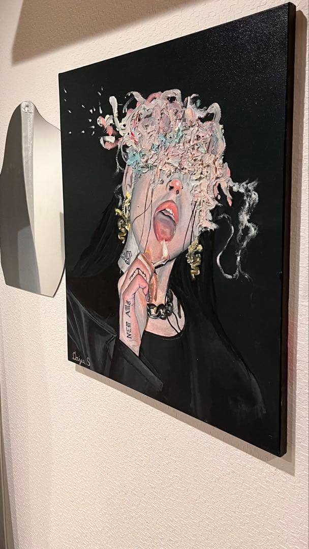 Blind Desire 原画 F10 油絵現代アート 絵画 一点物　インテリア
