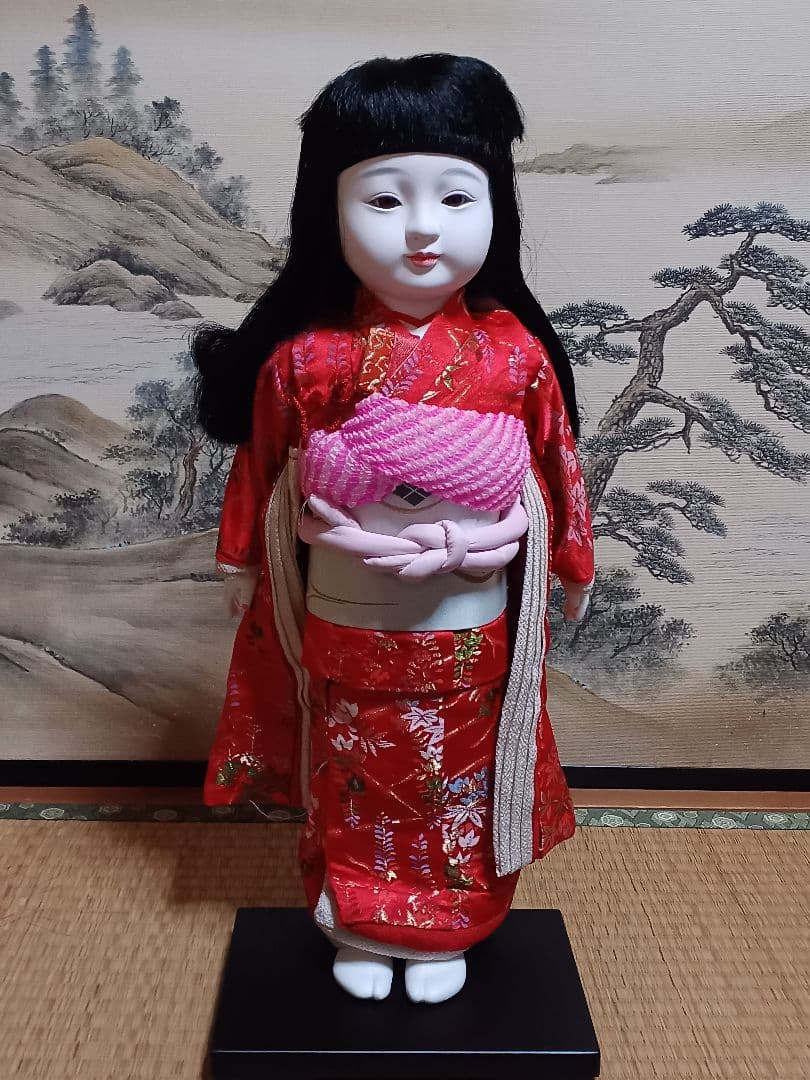 美術 雛段市松飾　玉龍作
