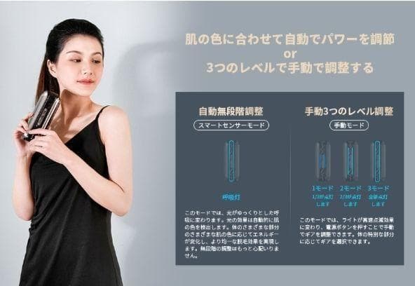 【男女兼用】IPL 美容器 冷感脱毛器 メンズ レディース 全身脱毛 髭