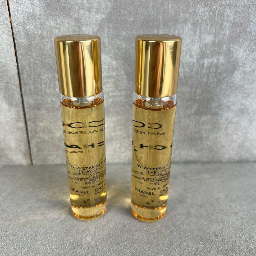 未使用　シャネル　ココマドモアゼル　オードパルファム　20ml　詰替えボトル2本