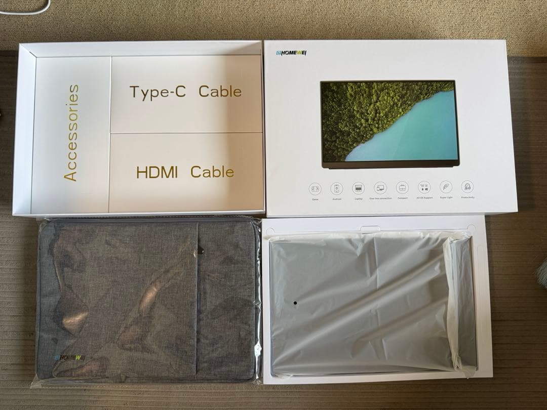 EHOMWEI 15.6インチ 144Hz モバイルモニター