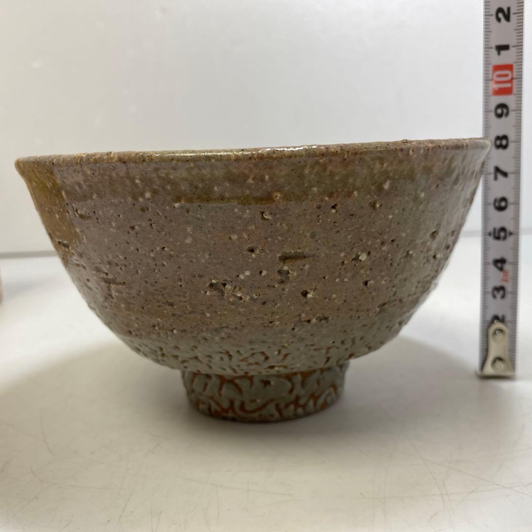 ☆茶3 景全教　高麗　井戸茶碗　共箱　幅14㎝ 東S8-0325②