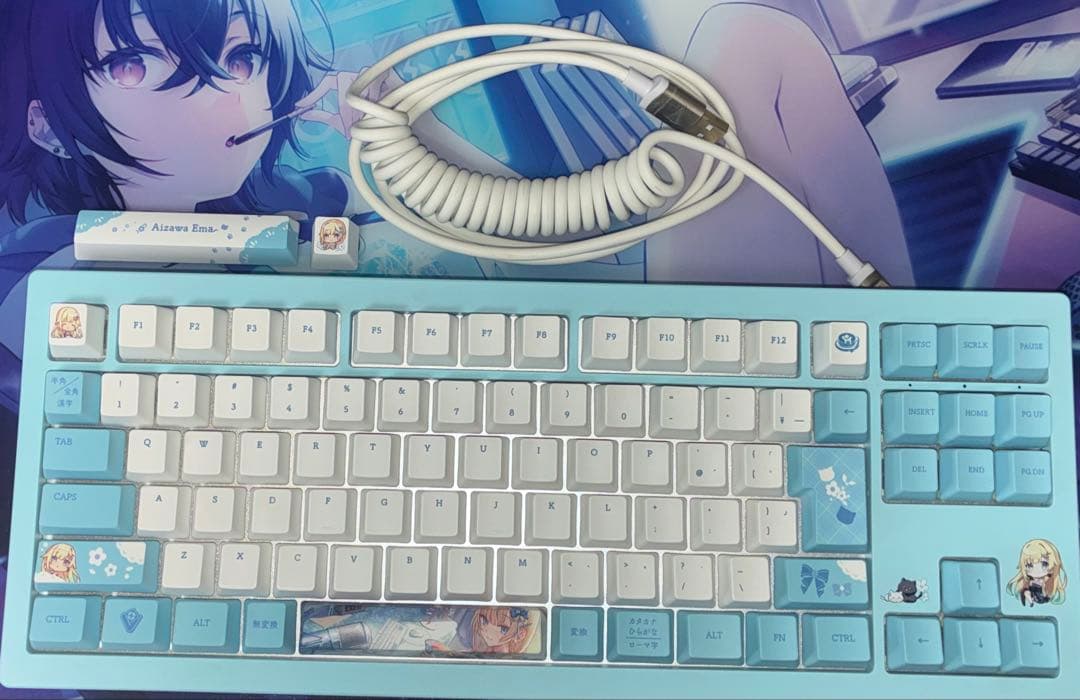 藍沢エマ EDITION ゲーミングキーボード