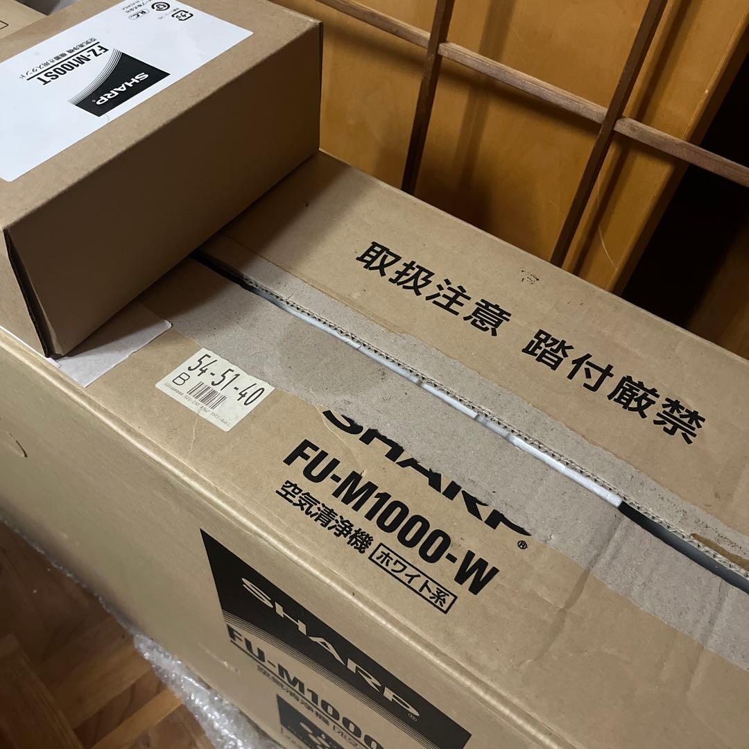 SHARP プラズマクラスター　FU-M1000-W 空気清浄機 ホワイト
