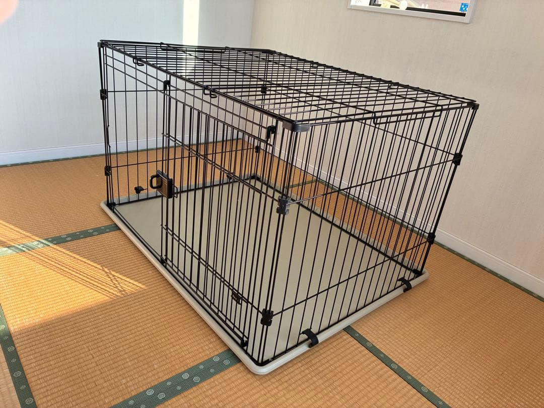 大型犬用金属製犬用ケージ