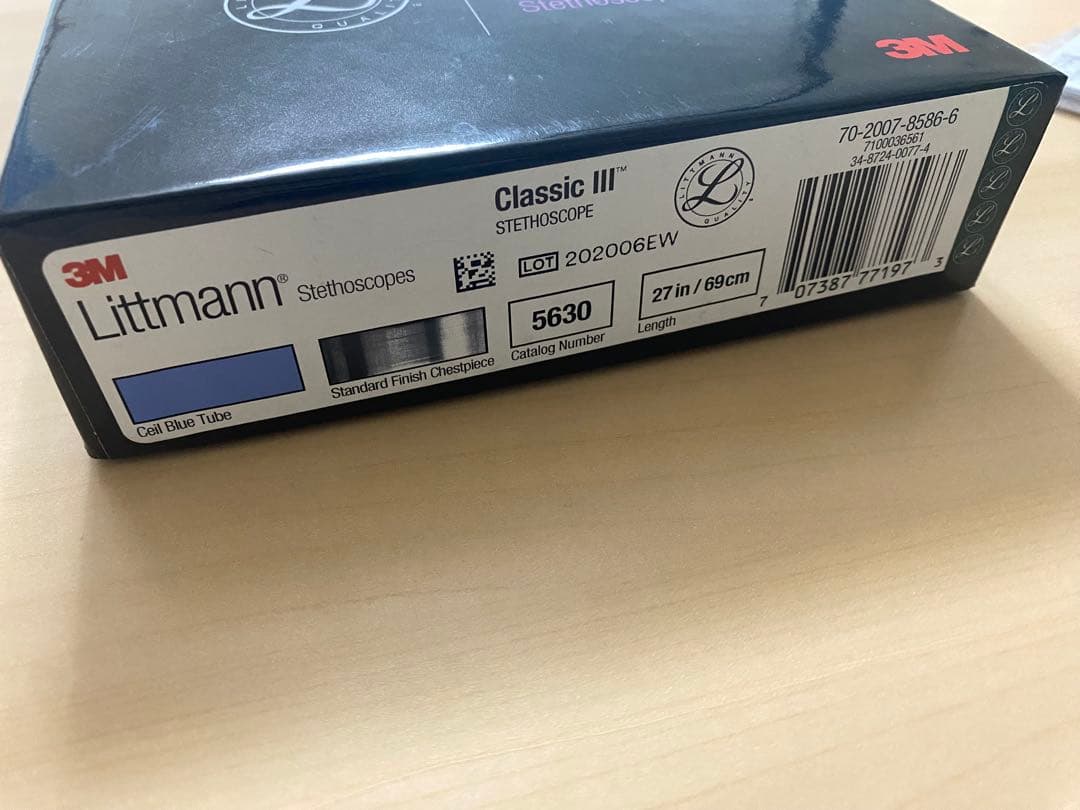 3M Littmann Classic III 聴診器 青 27インチ