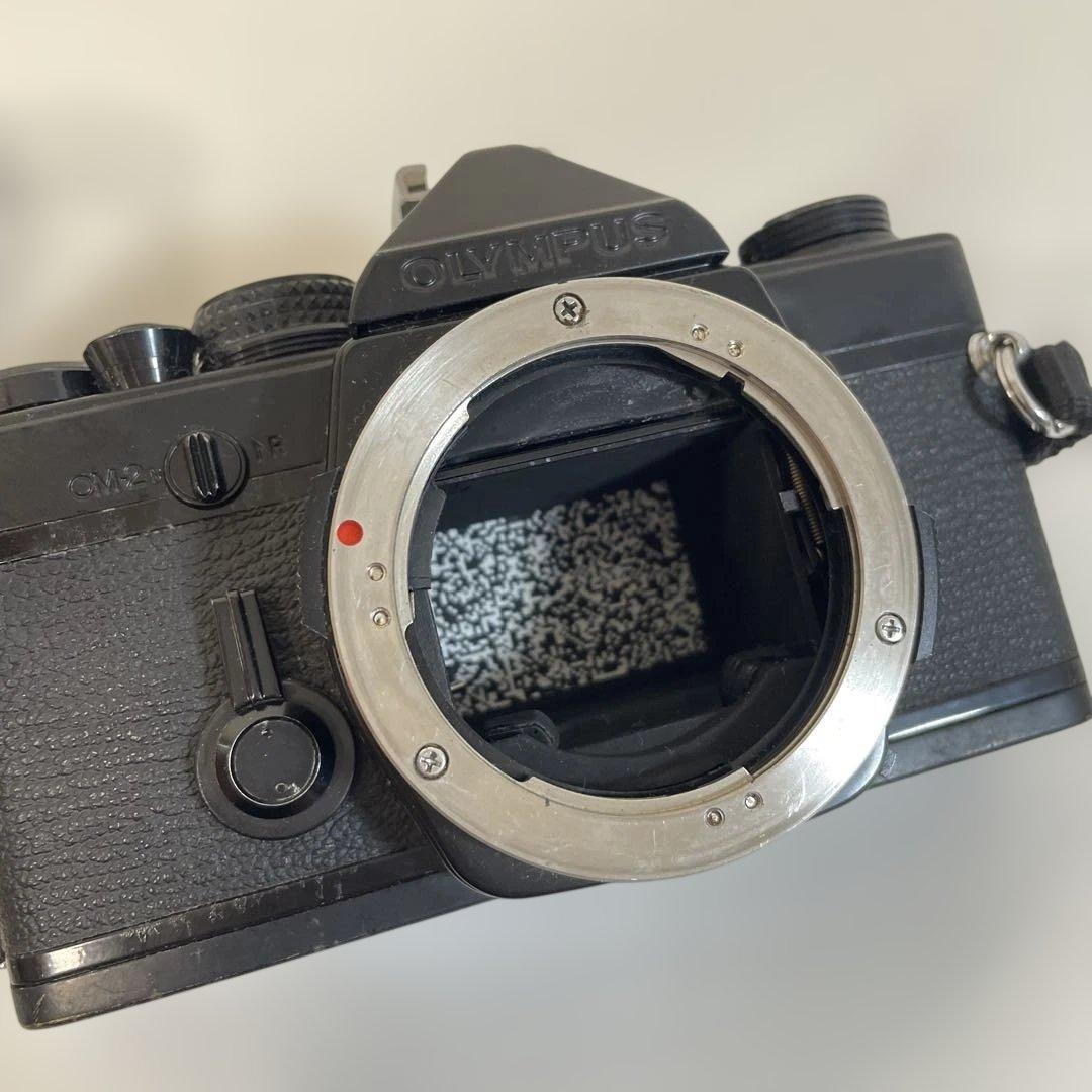 ジャンク品OLYMPUS OM-2Nブラック フィルムカメラ