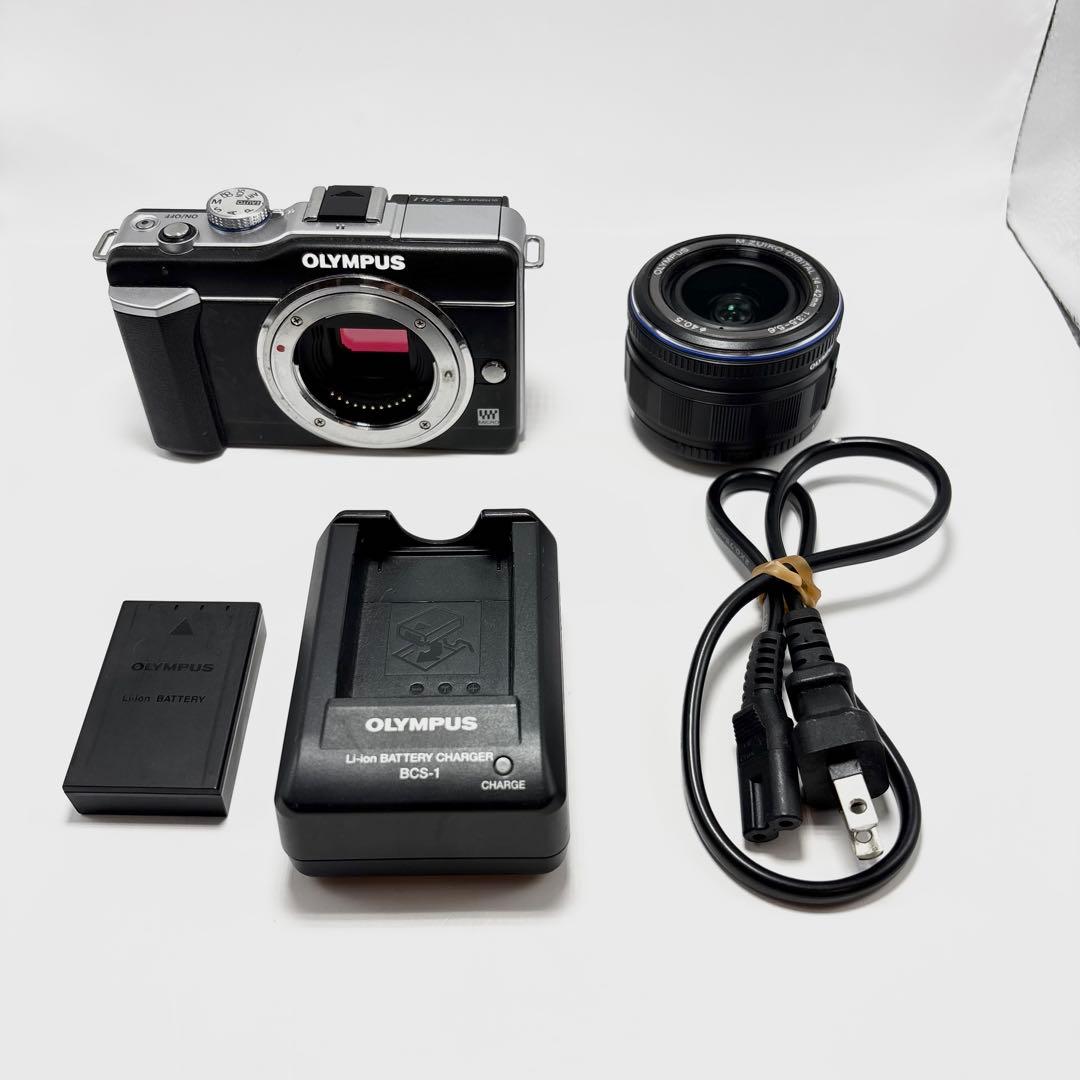 【週末限定値下げ】 OLYMPUS E-PL1 ブラック レンズキット