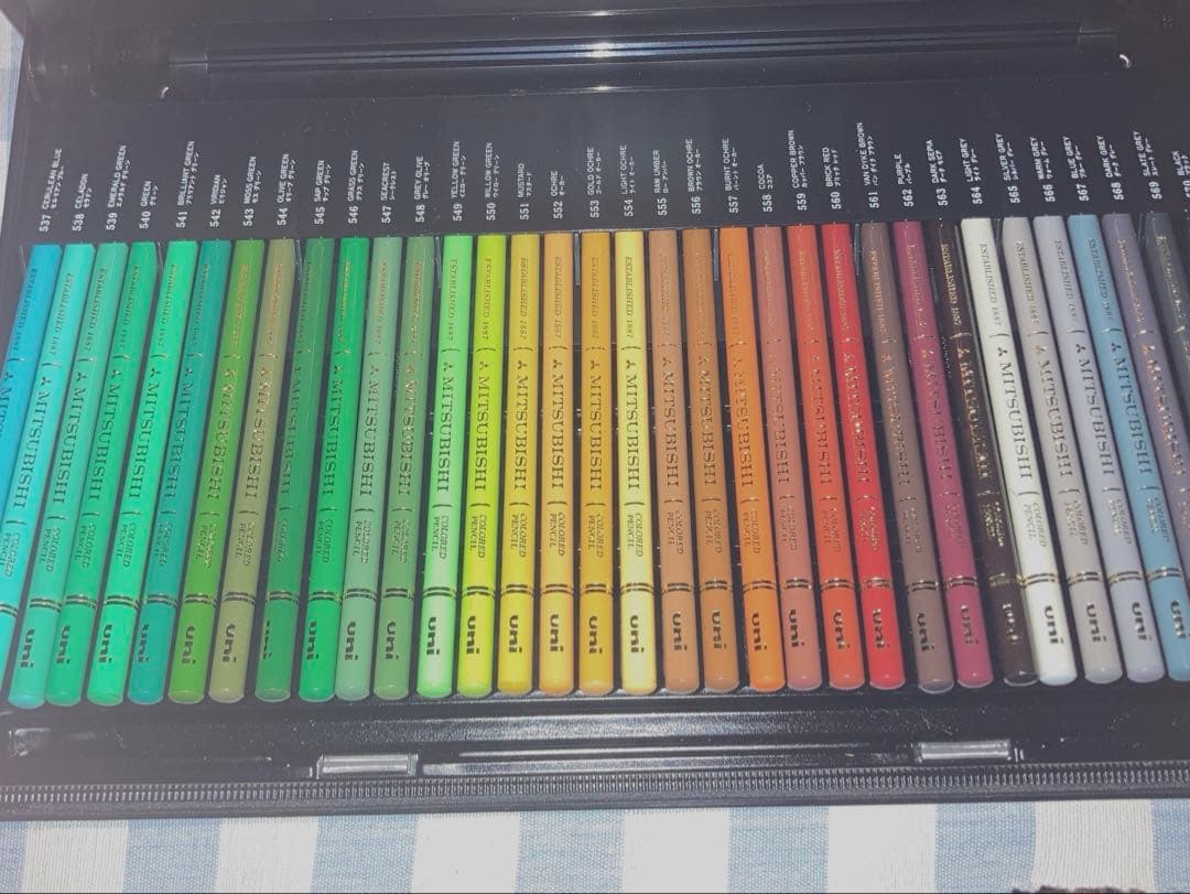 UNI COLORED PENCIL 72(ユニカラー72色)