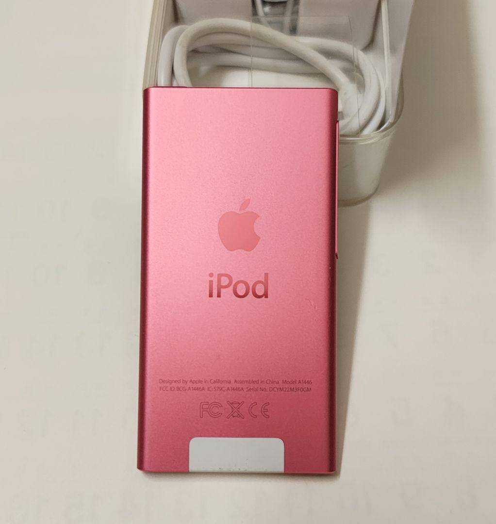 【美品】Apple iPod nano 第7世代 16GB ピンク 付属品あり