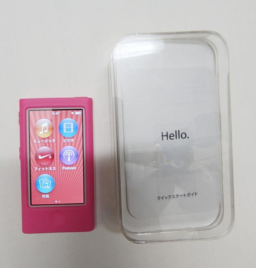 【美品】Apple iPod nano 第7世代 16GB ピンク 付属品あり