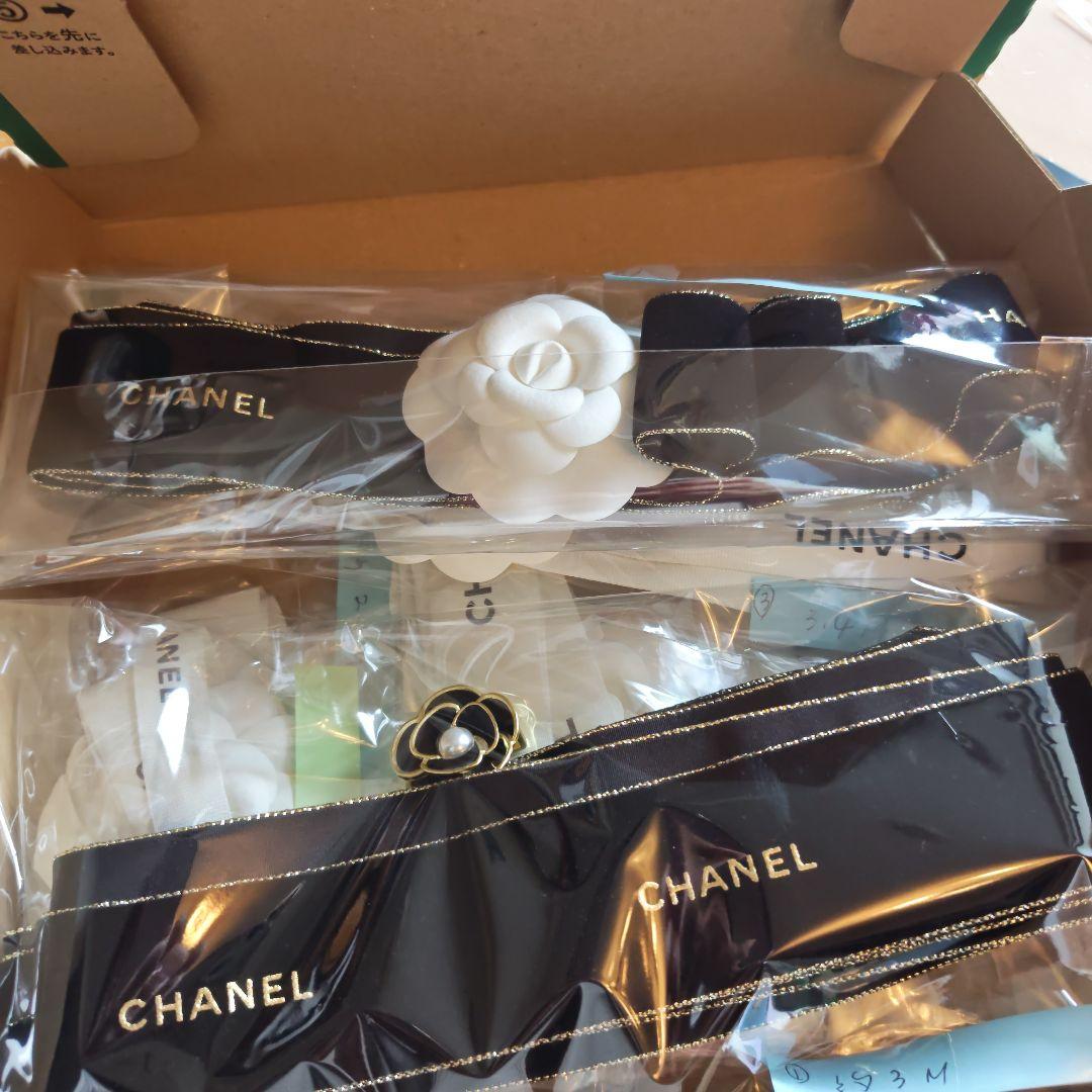 CHANEL カメリアリボンセット