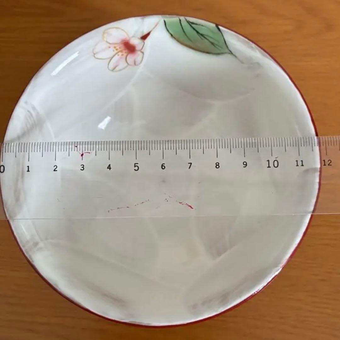 陶あん　伝統工芸赤色抹茶茶碗　飯碗