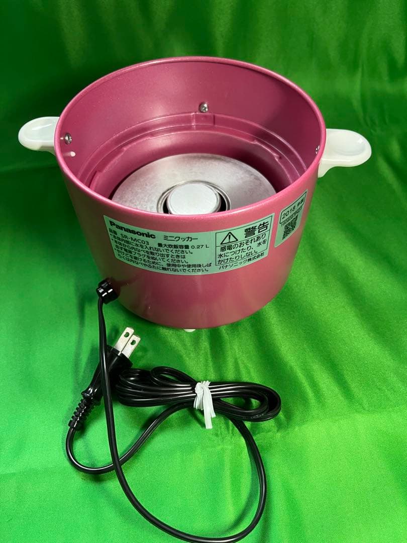 「展示未使用品」Panasonic SR-MC03 炊飯器 ピンク