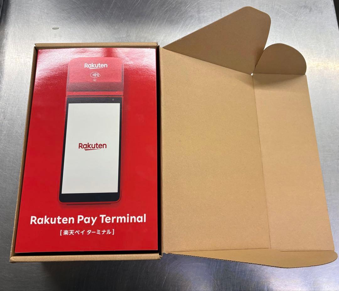 【新品未使用】Rakuten Pay Terminal ブラック　ロール紙付