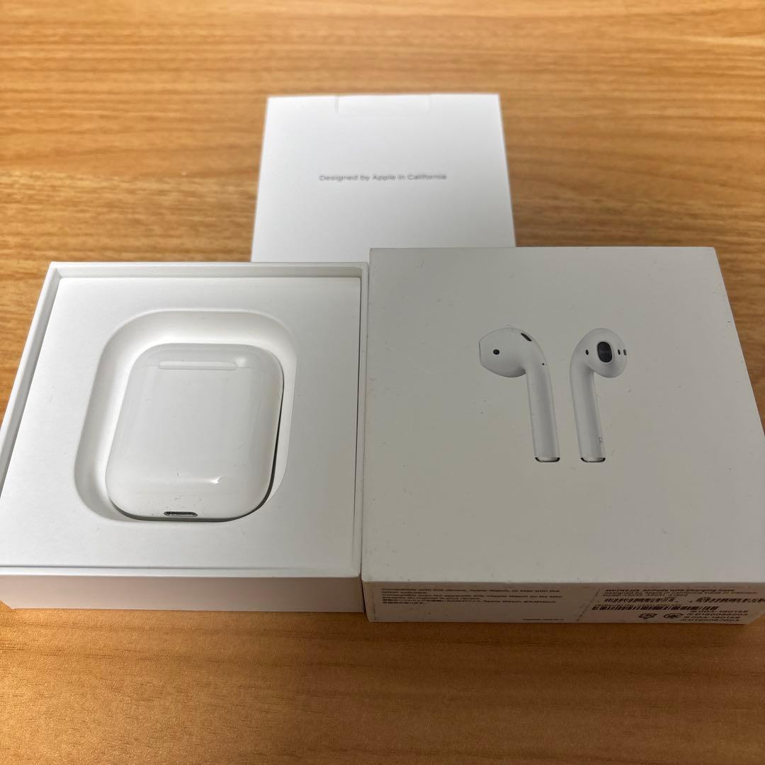 AirPods ホワイト 本体 充電ケース付き