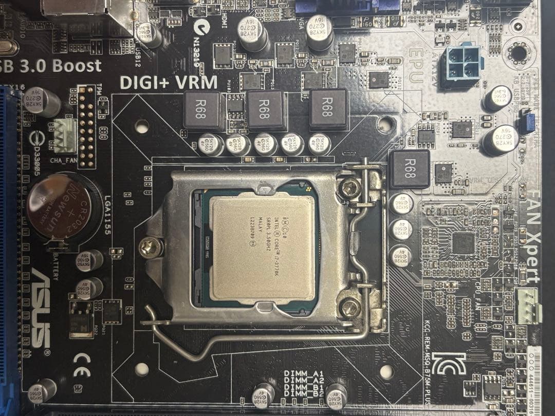 i7 3770k B75M-PLUS GTX670は600W電源DVDドライブ