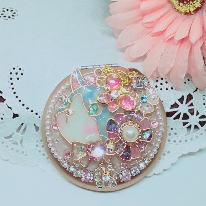 レジン♬ハンドメイド❤ミラー❤