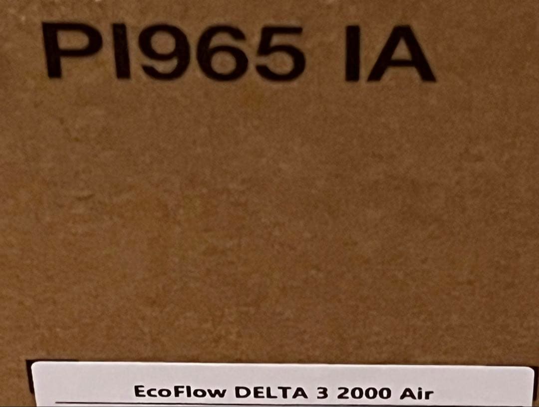 新品 EcoFlow DELTA 3 2000 Air エコフロー