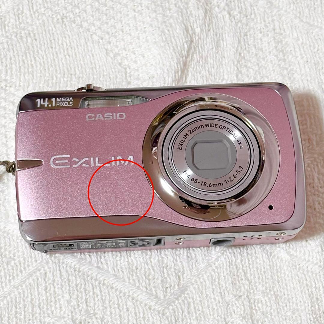 CASIO EXILIM EX-550 ピンク デジカメ 電源確認済 ジャンク品