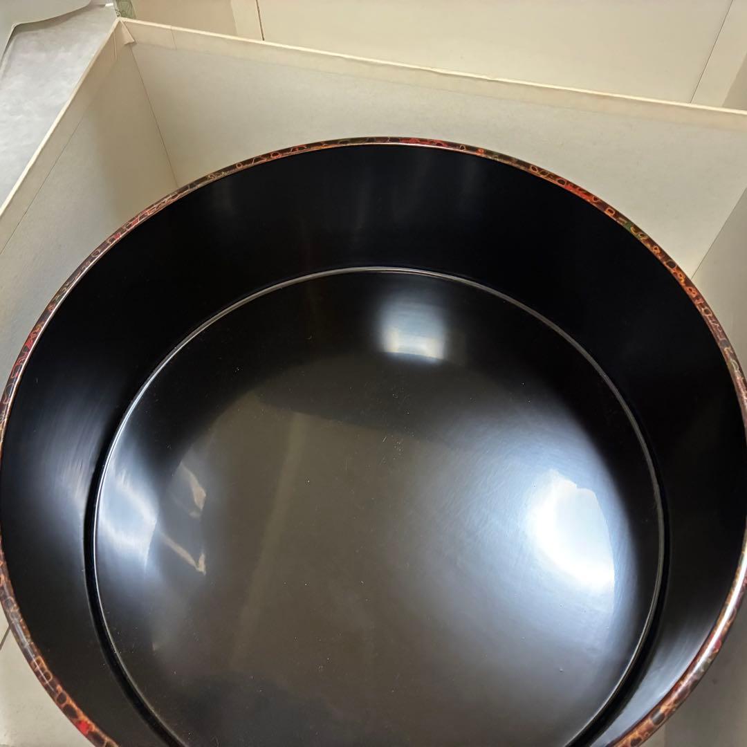 ♦️期間限定出品　津軽塗　漆器　うるし塗装　漆下地塗装　天然木　茶櫃セット