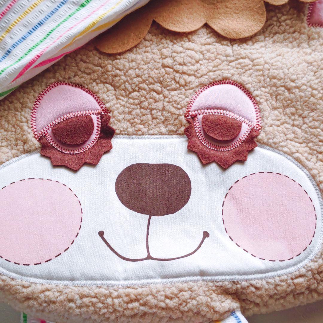 ビンテージ teddy beddy bear 壁かけ ファブリック