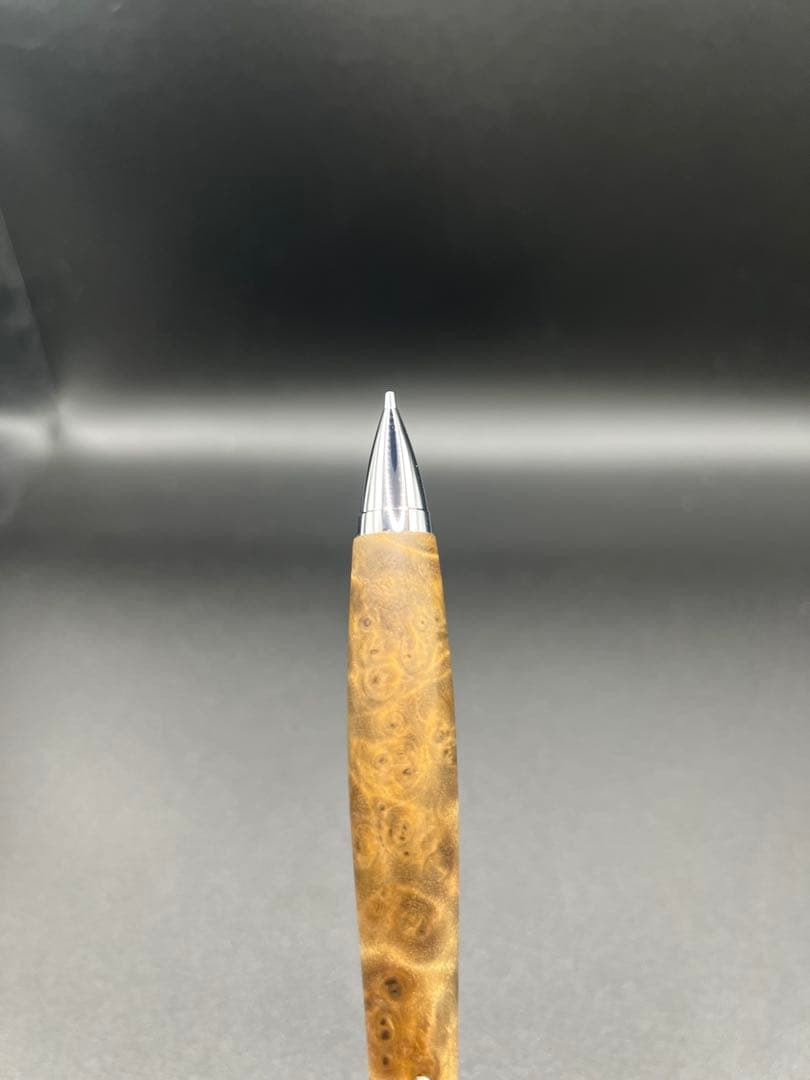 YKU工房 ゴールデンマーブルウッド瘤 0.5mm シャープペンシル