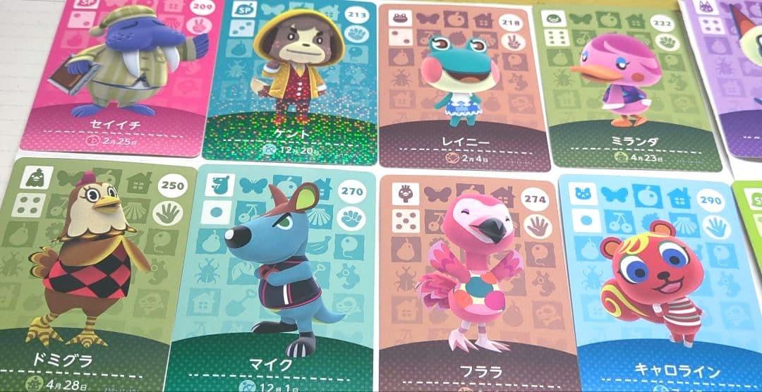 amiiboカード　60枚セット　どうぶつの森　まとめ売り　アミーボカード
