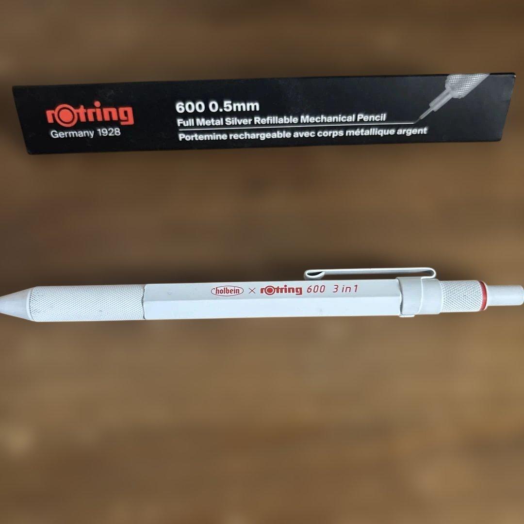 rotling 600 3in1 ボールペン 限定色 ホルベインコラボ 箱付き
