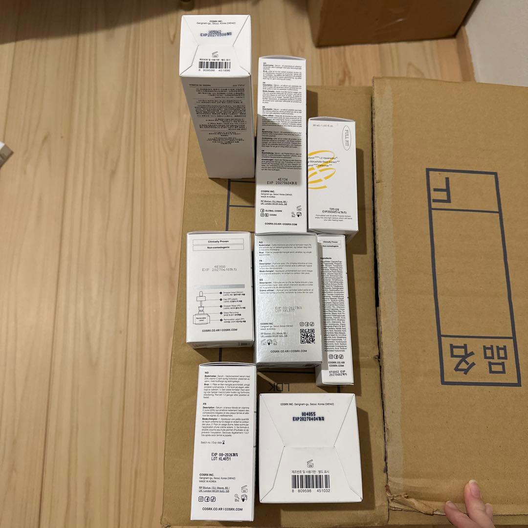 COSRX 基礎化粧品8点セット①