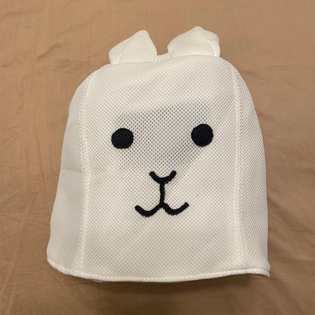 ベストサウナハット 虚無僧 メッシュ　白うさぎ