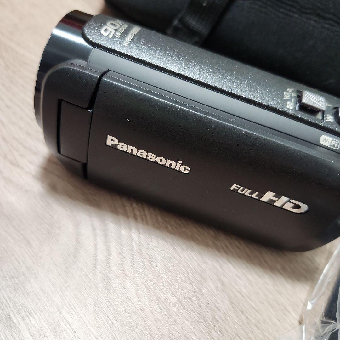 未使用Panasonic HC-V495M-Kビデオカメラ90倍ズーム付属品完備
