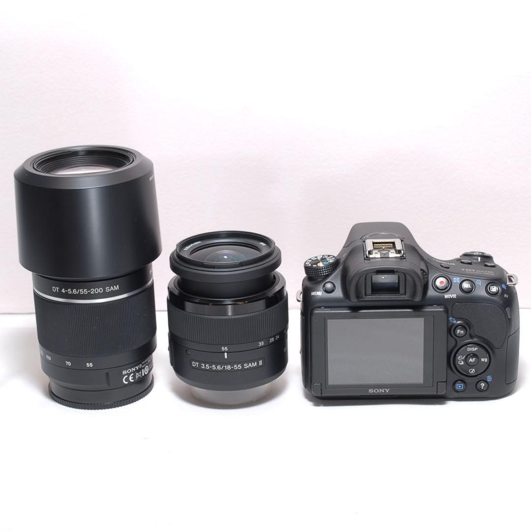 ✨美品✨SONY α58✨ダブルレンズ✨すぐに使えます✨スポーツ観戦に✨