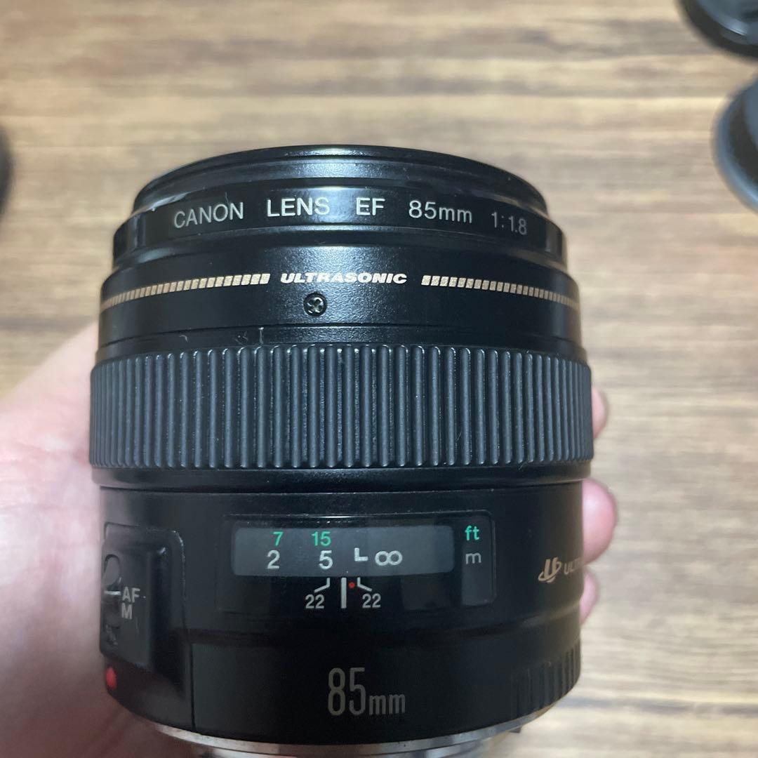 Canon EF 85mm f1.8 USM フィルター・フード付き フルサイズ