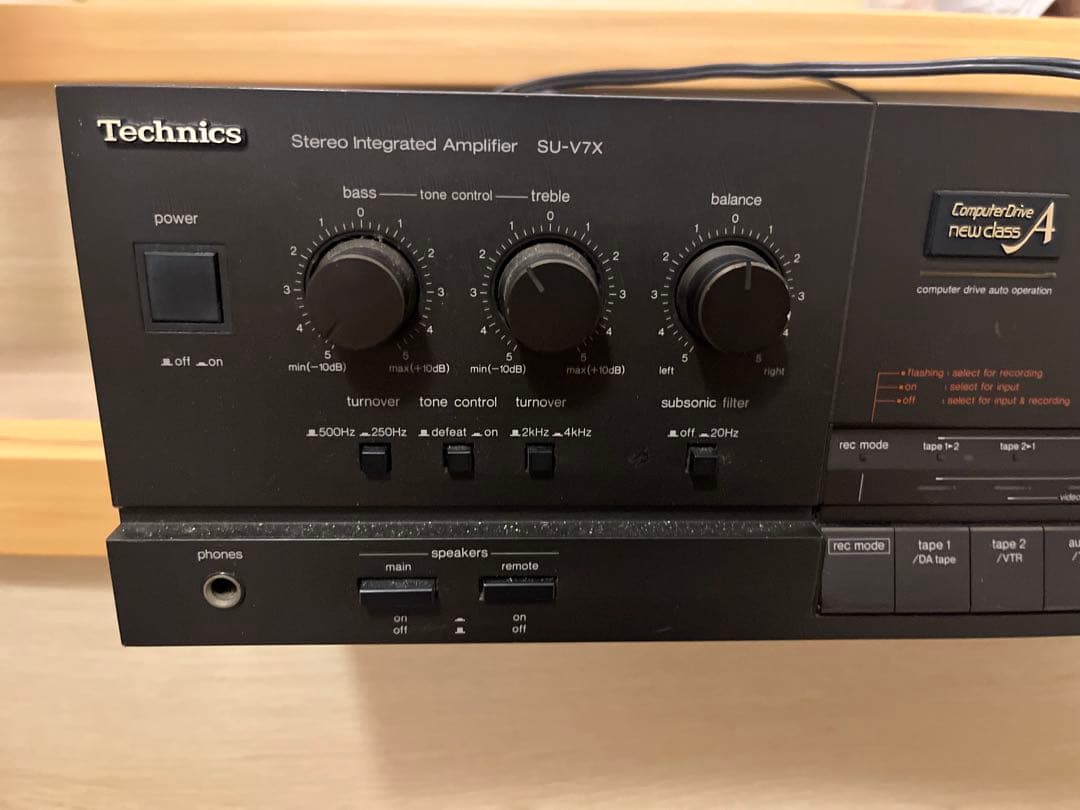 ジャンク品　Technics SU-V7X STEREO AMPLIFIER