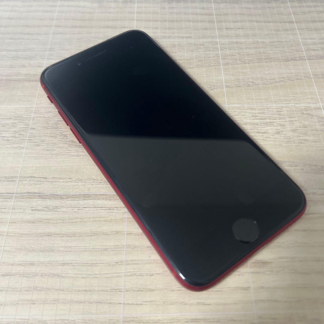 iPhoneSE3 128GBレッド SIMフリー バッテリー100%