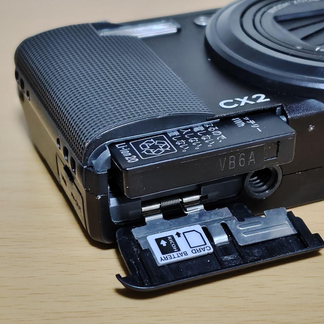 【良品 動作確認済】リコー CX2 オールドコンデジ 専用ケース ブラック