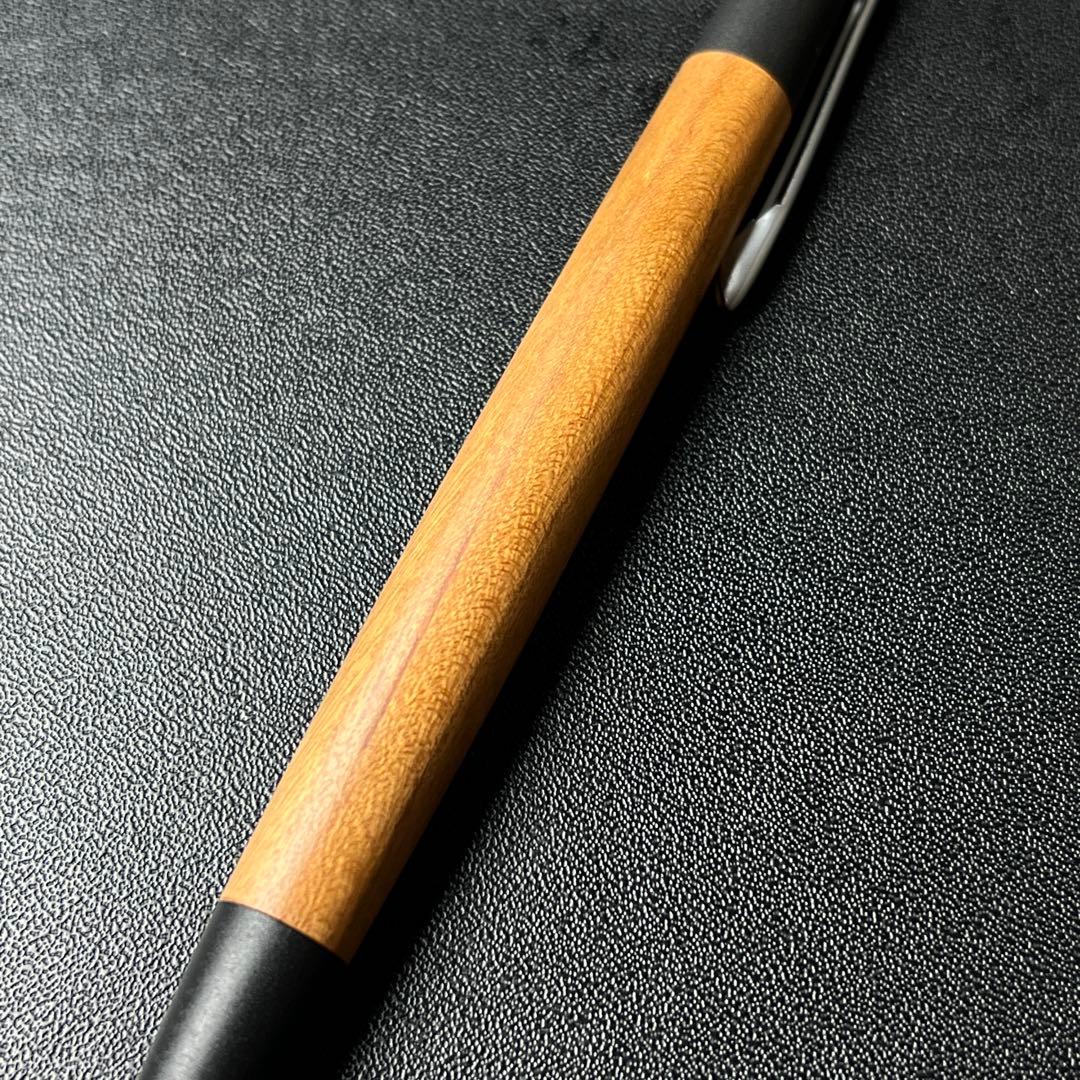 野原工芸 山桜 旧型 シャーペン スリム つや消しシルバー