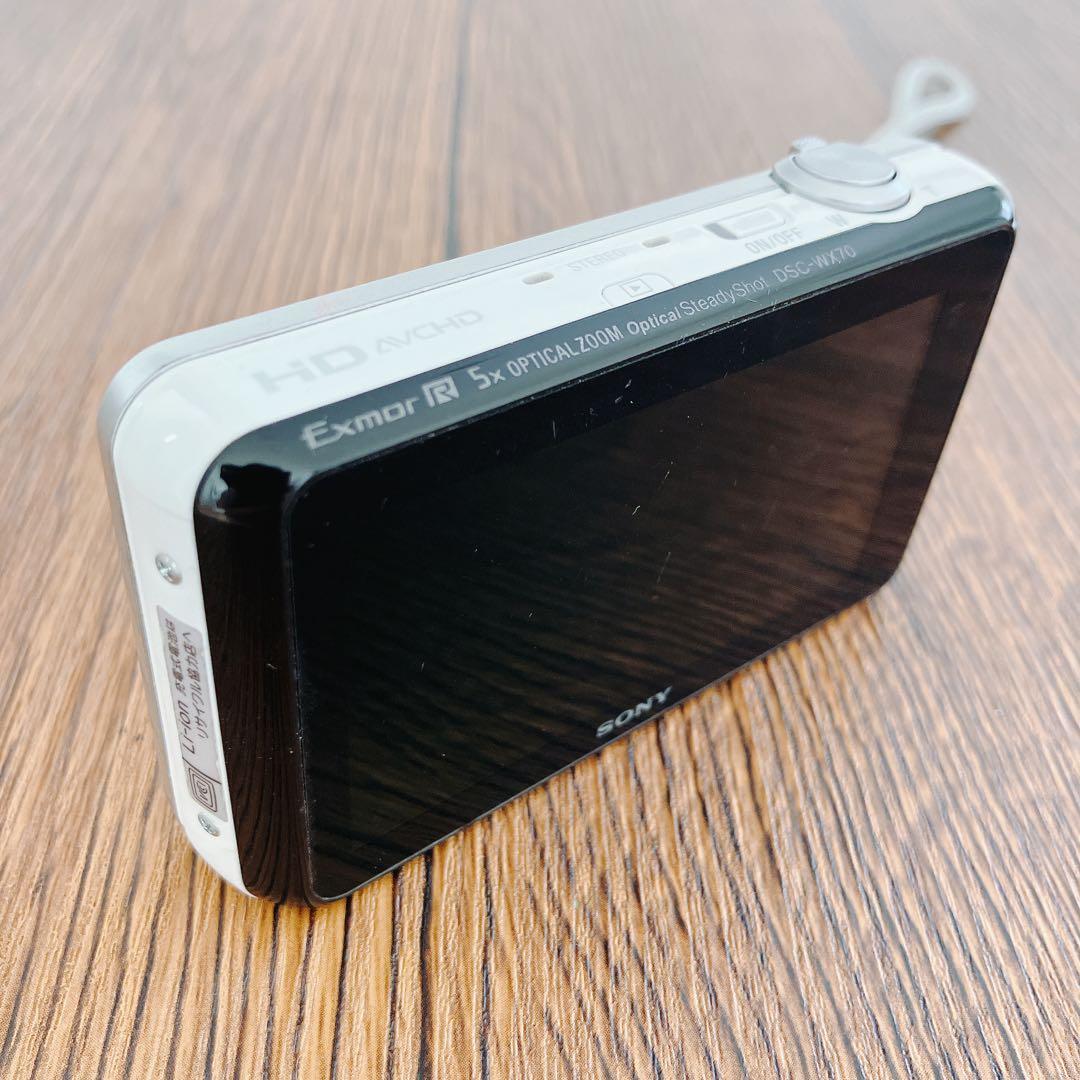 SONY Cyber-shot DSC-WX70 デジタルカメラ　ホワイト
