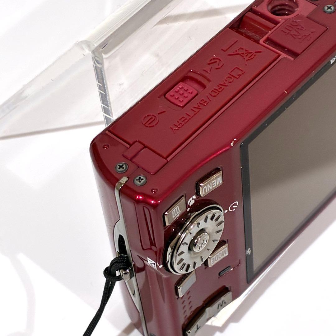 動作確認済★ Nikon COOLPIX S710 デジカメ コンデジ レッド
