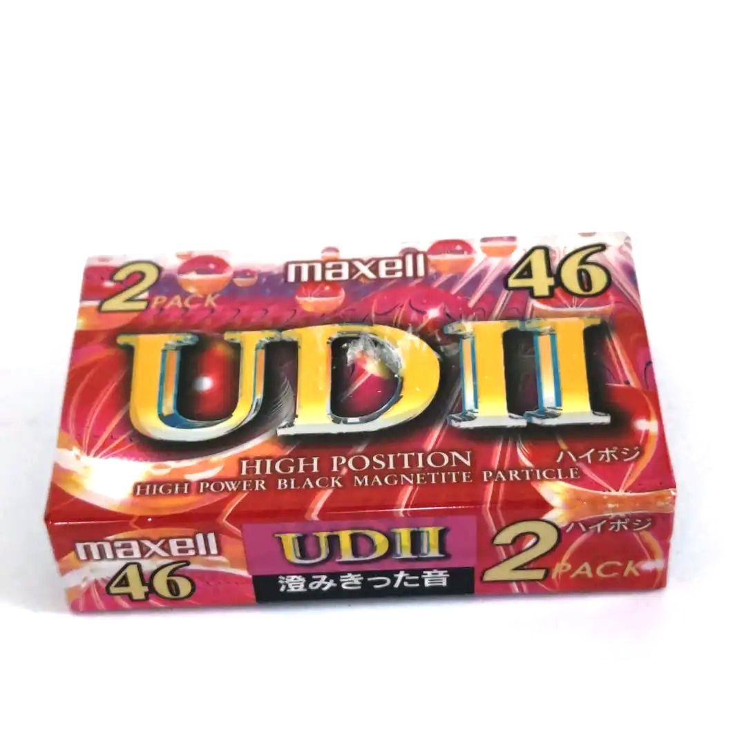 日立❇️マクセル❇️ハイポジ カセットテープ❇️UD II 46❇️2本入り