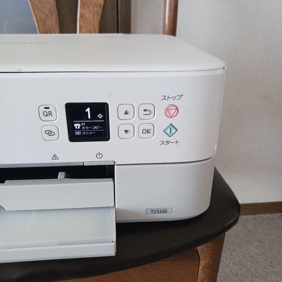 Canon TS5330 インクジェットプリンター総印刷枚数203枚 稼働品