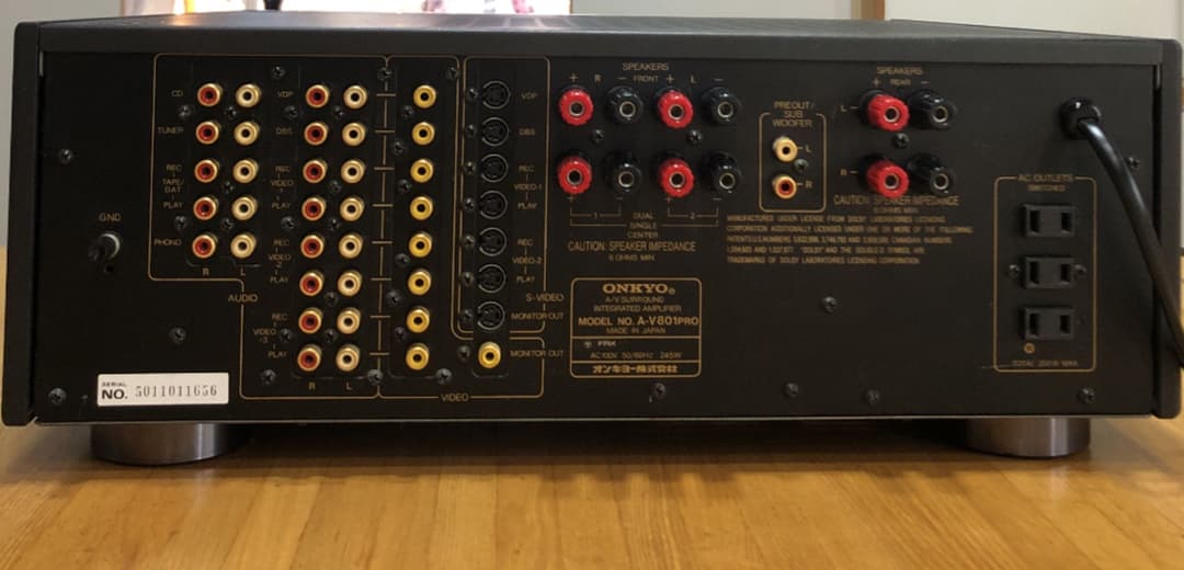 ONKYO オンキョー AVアンプ A-V801PRO