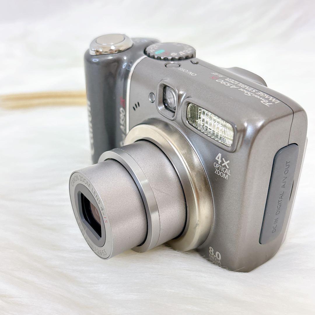 極美品✨キャノン　デジカメ　パワーショット　A590IS 手ブレ補正　コンデジ