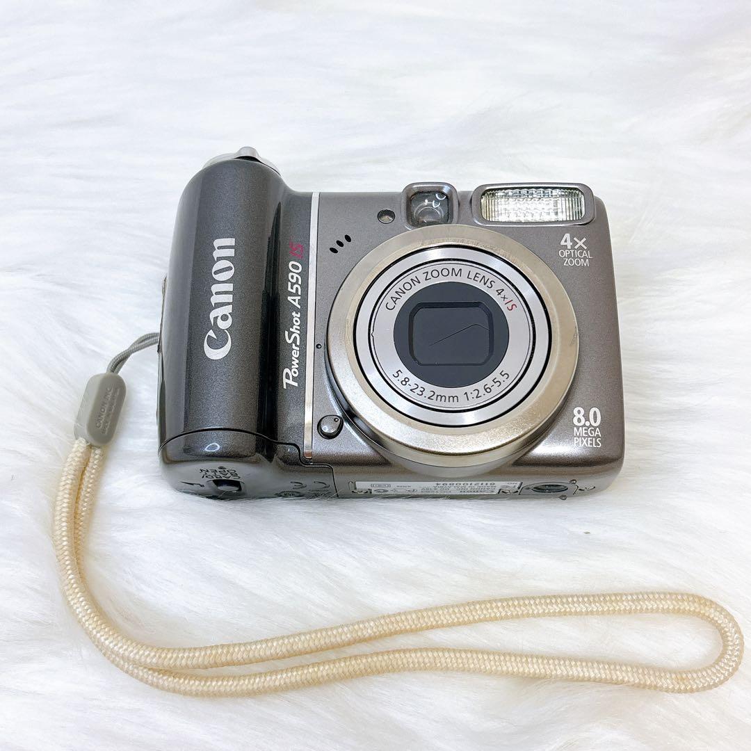 極美品✨キャノン　デジカメ　パワーショット　A590IS 手ブレ補正　コンデジ