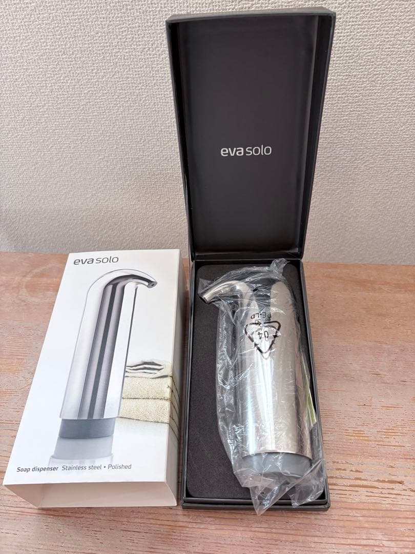 エバソロ evasolo ソープディスペンサー ポリッシュ仕上げ 567891