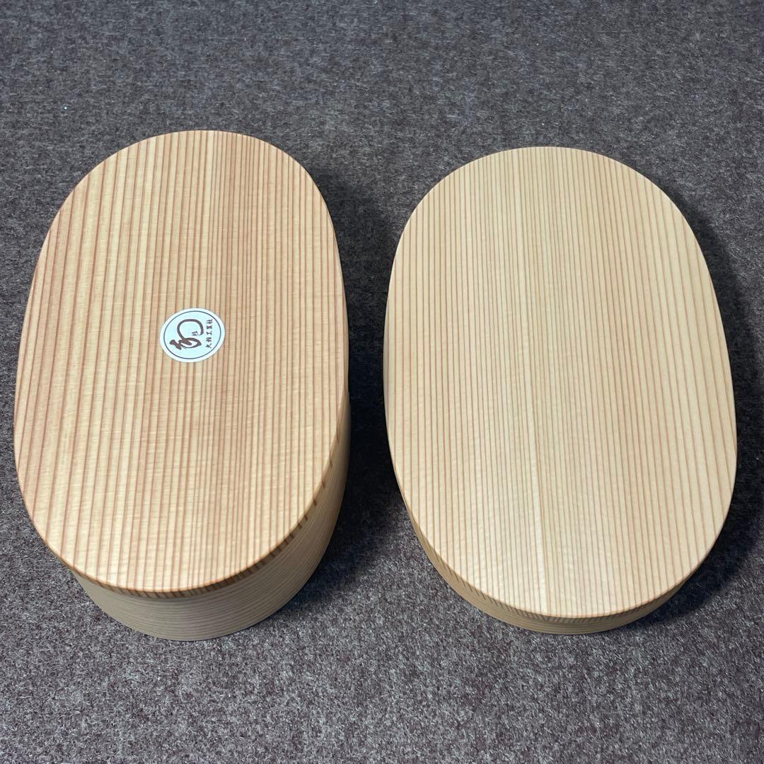 曲げわっぱ　小判弁当箱　大館工芸社　伝統工芸品　秋田杉　弁当箱　ランチボックス