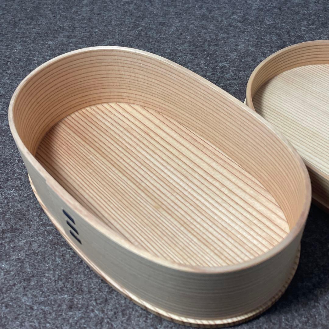 曲げわっぱ　小判弁当箱　大館工芸社　伝統工芸品　秋田杉　弁当箱　ランチボックス