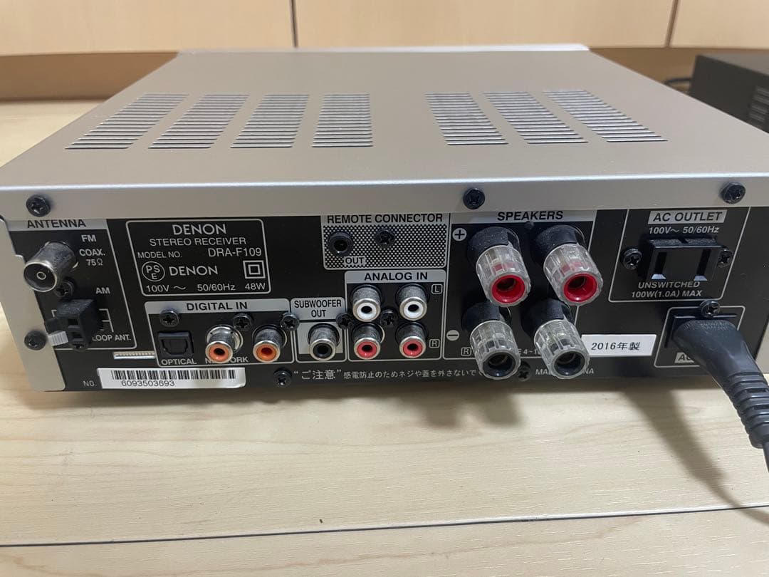 美品　デノン ステレオレシーバー DRA-F109 アンプ